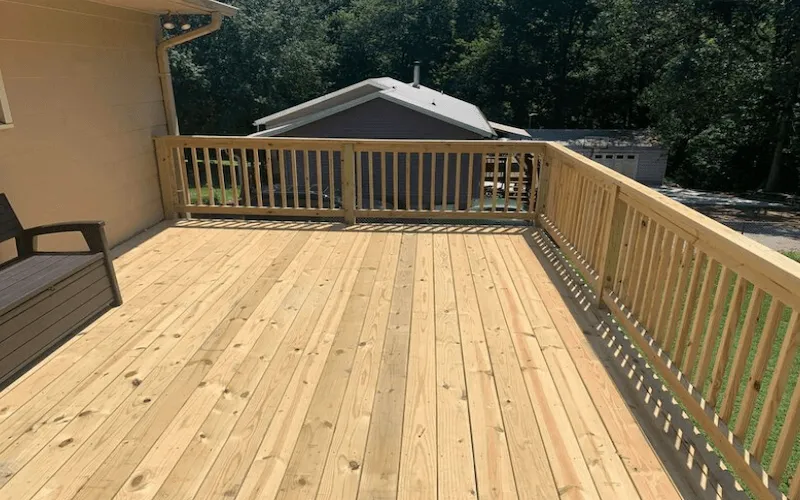 14x24 wood deck Hickory NC